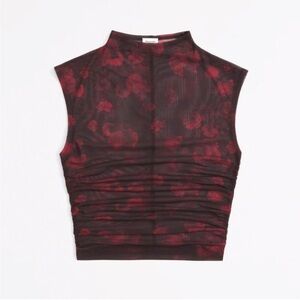 Paloma Mesh Top in Rose Floral
